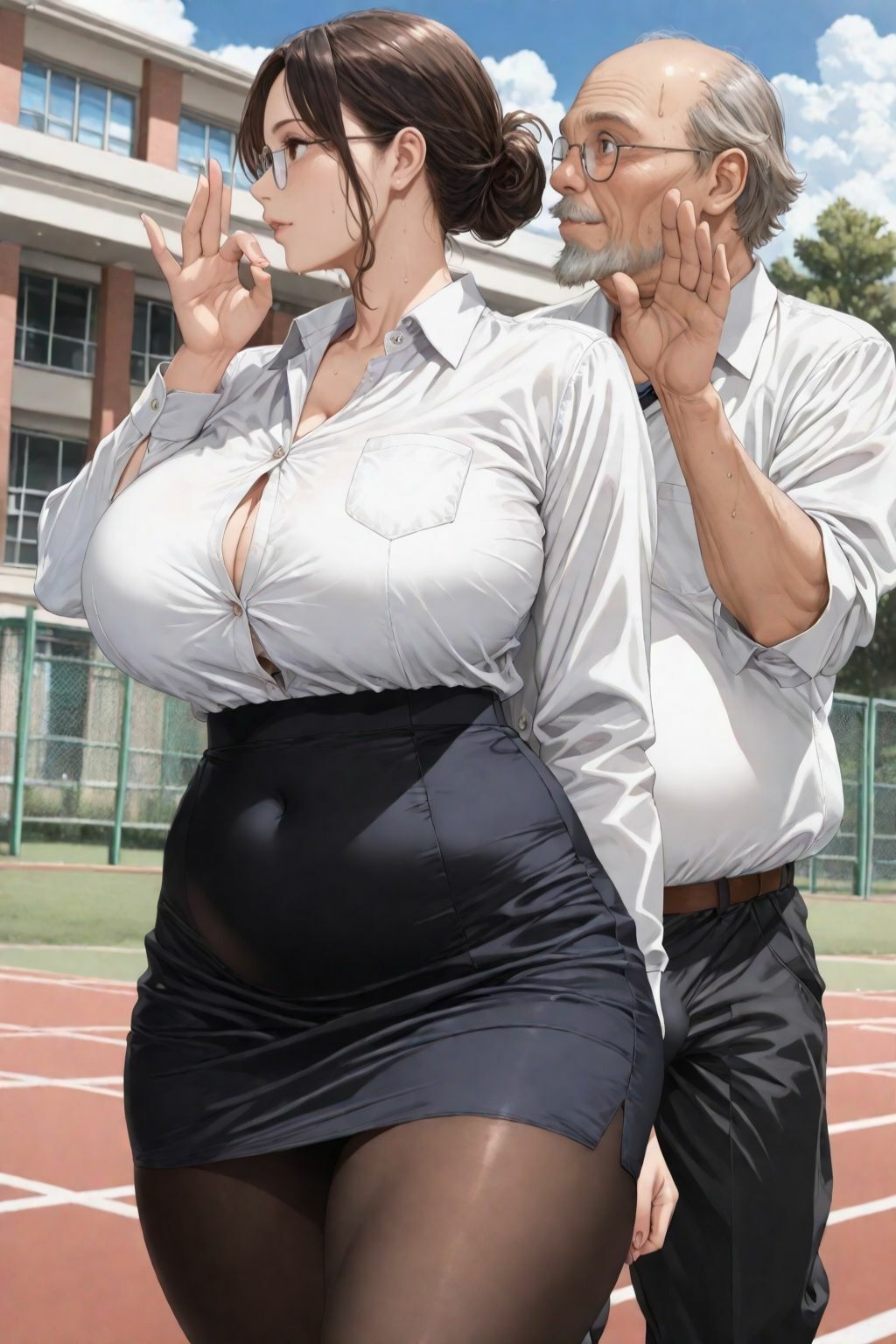 官能の瞬間 〜新任女教師の初出勤〜 サンプル1ページ目