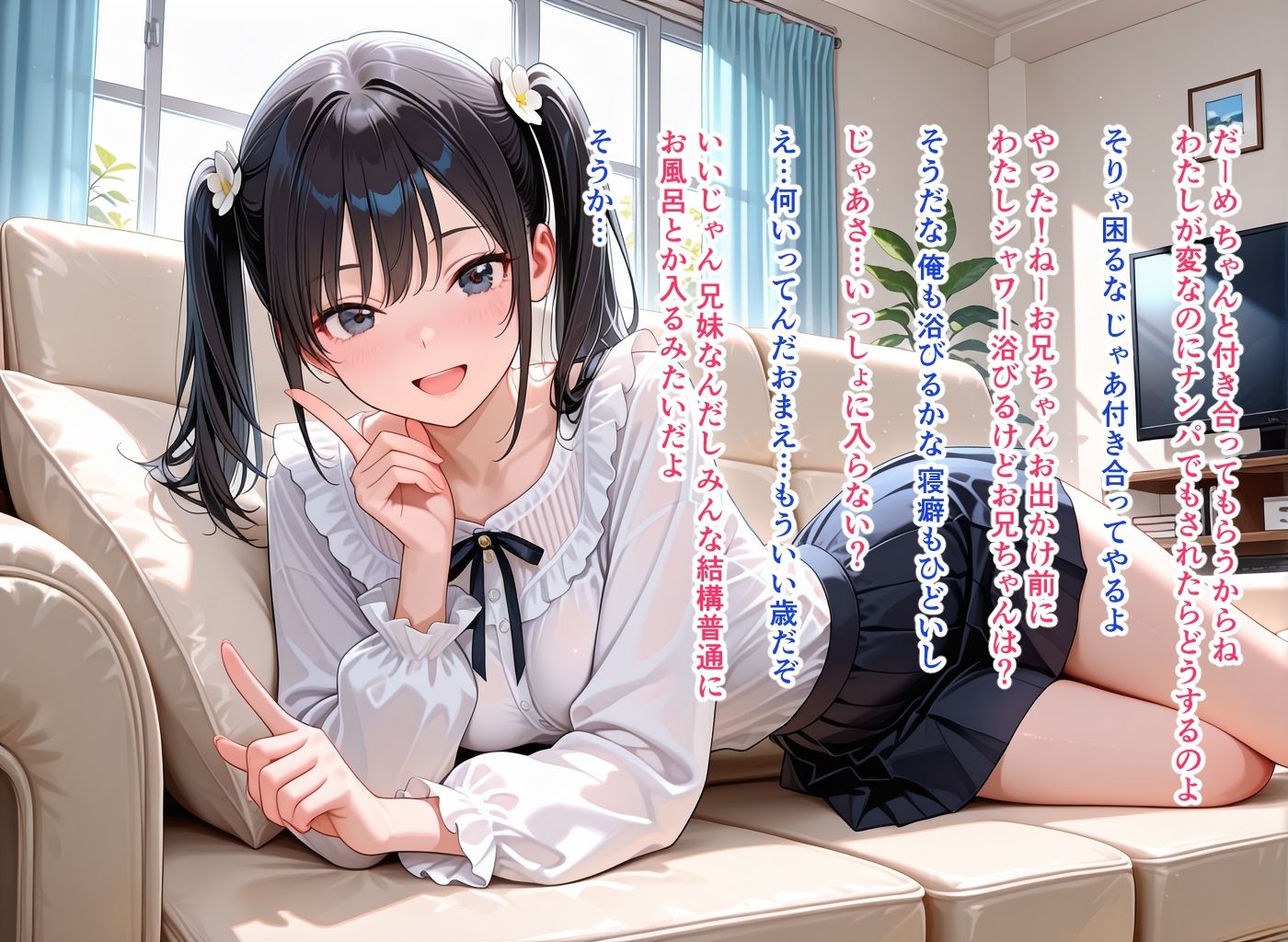 妹と二人暮らし サンプル2ページ目