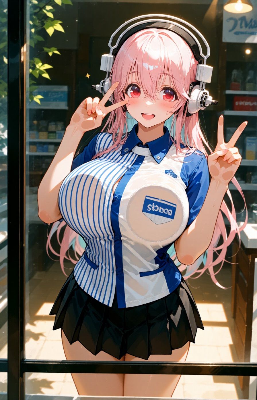 コンビニ店員そ●子ちゃん 知らないオジサンにヤられちゃう サンプル2ページ目