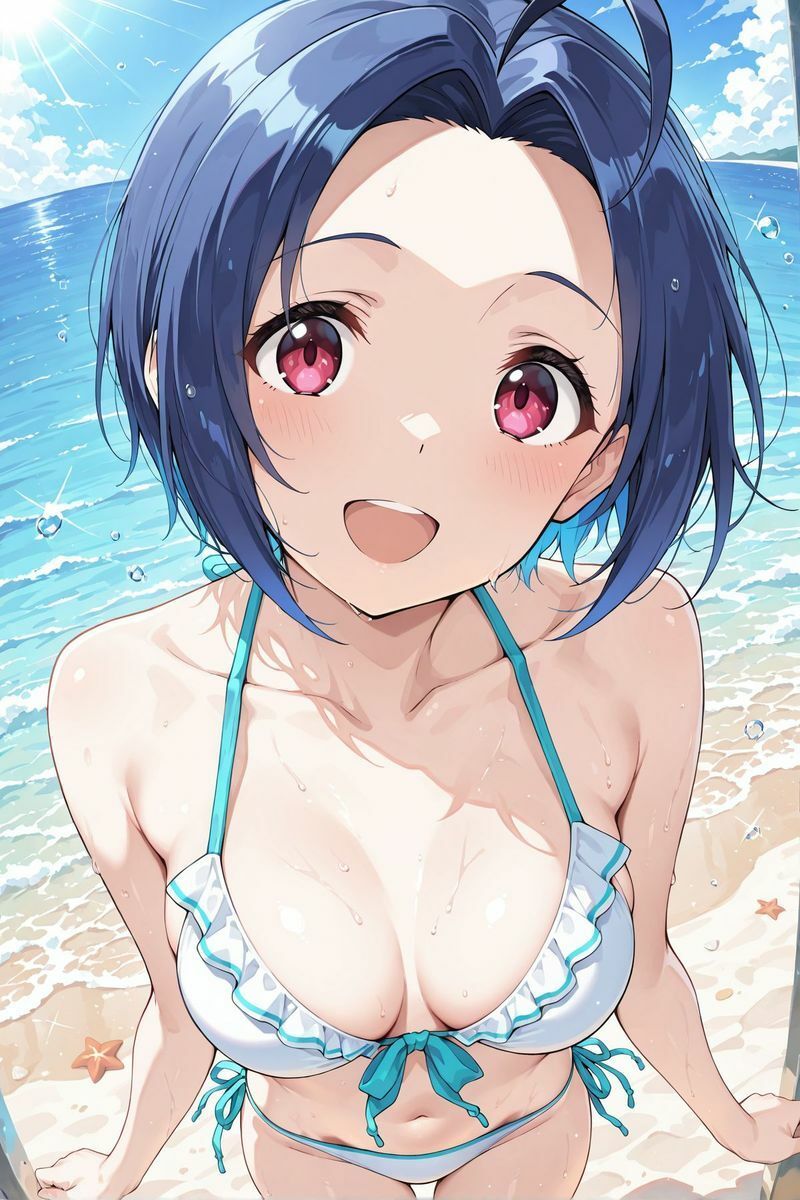 アイドル○スター  水着に着替えたら4 サンプル1ページ目