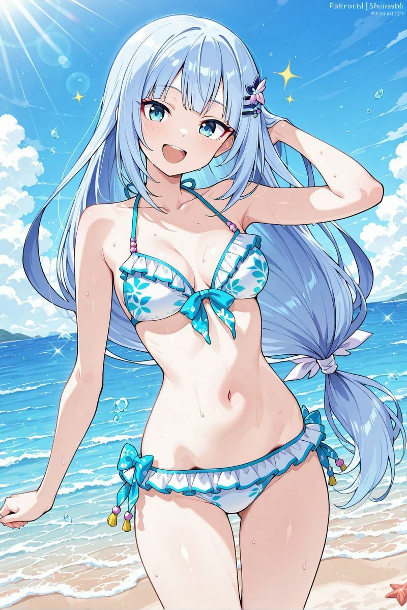アイドル○スター  水着に着替えたら4 サンプル4ページ目