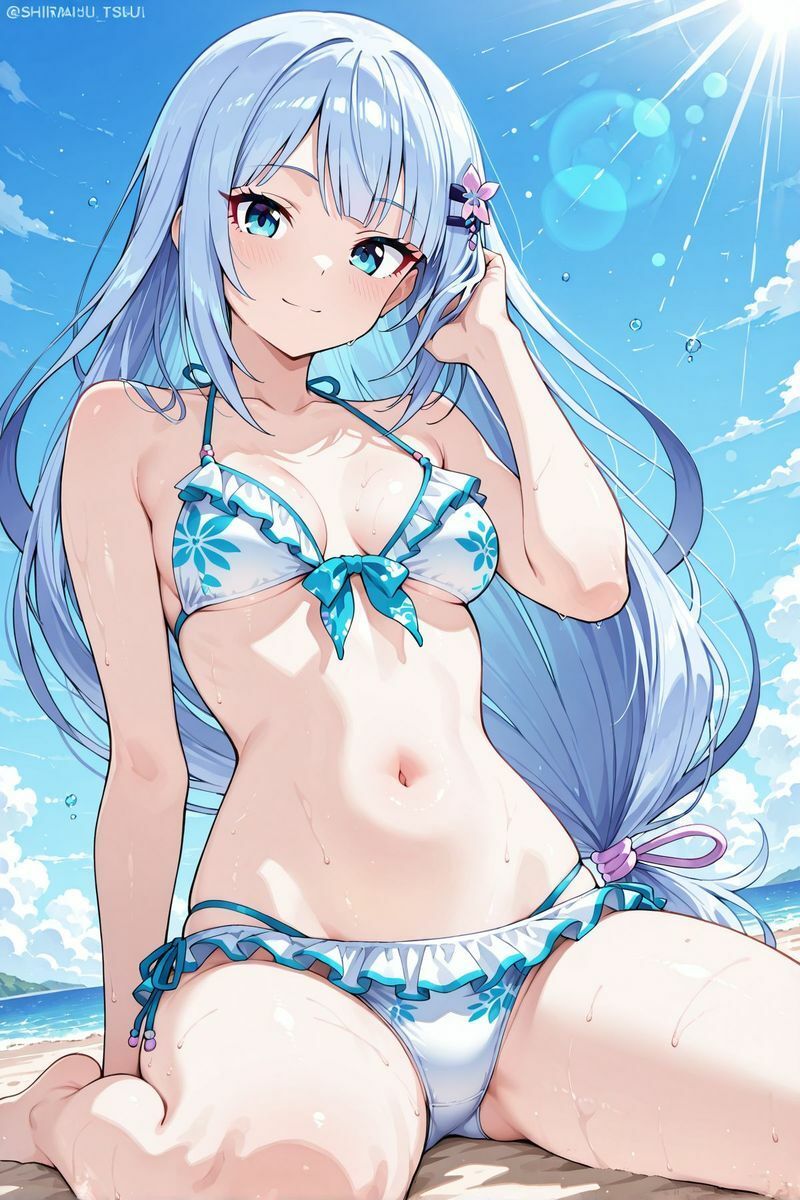 アイドル○スター  水着に着替えたら4 サンプル6ページ目