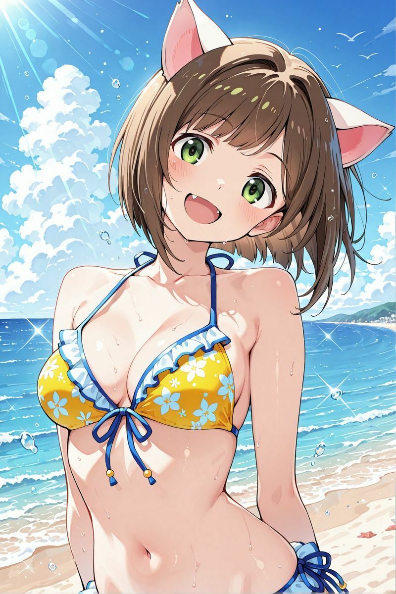 アイドル○スター  水着に着替えたら4 サンプル8ページ目