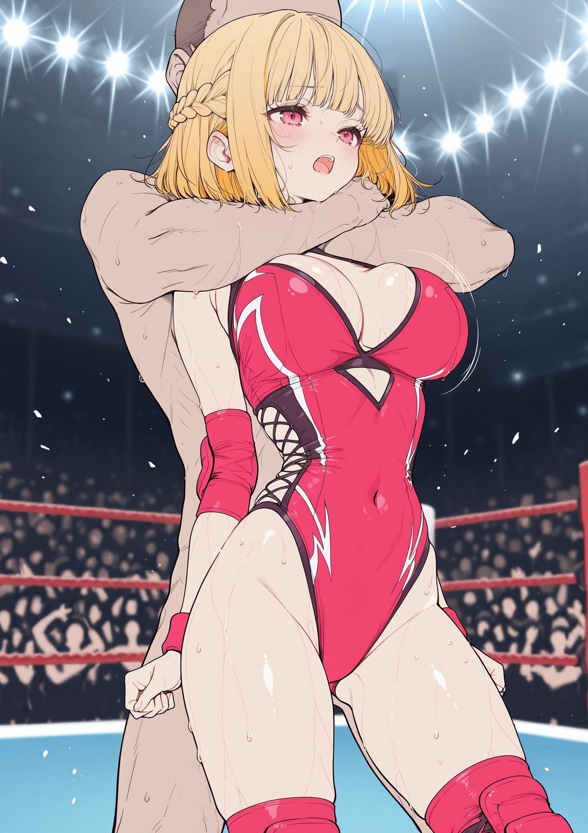 巨乳プロレスラー完全敗北 中出しリング輪● サンプル2ページ目