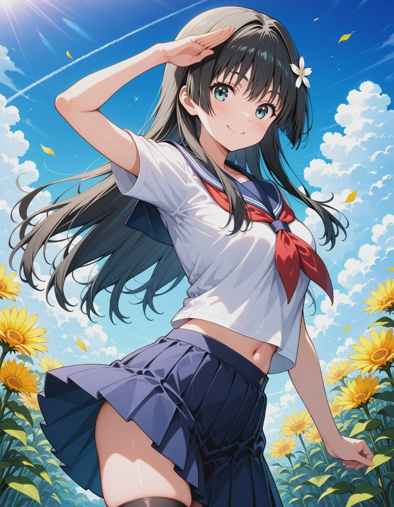 佐天さんと、いっぱいエッチなじかん サンプル1ページ目