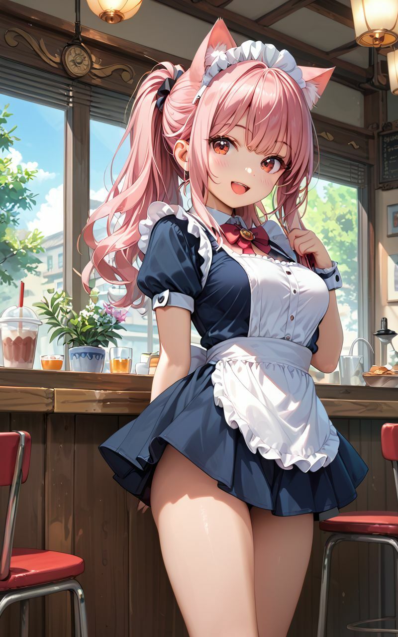 猫耳メイドが可愛すぎたので犯しまくってみた。 サンプル1ページ目