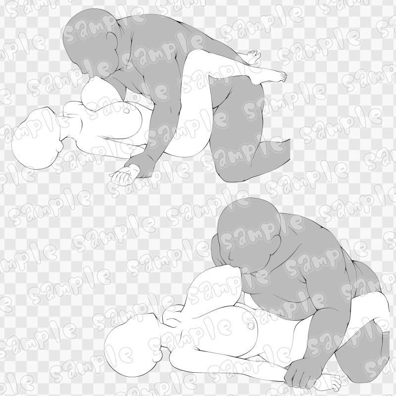 線画素材集［手］81 サンプル1ページ目