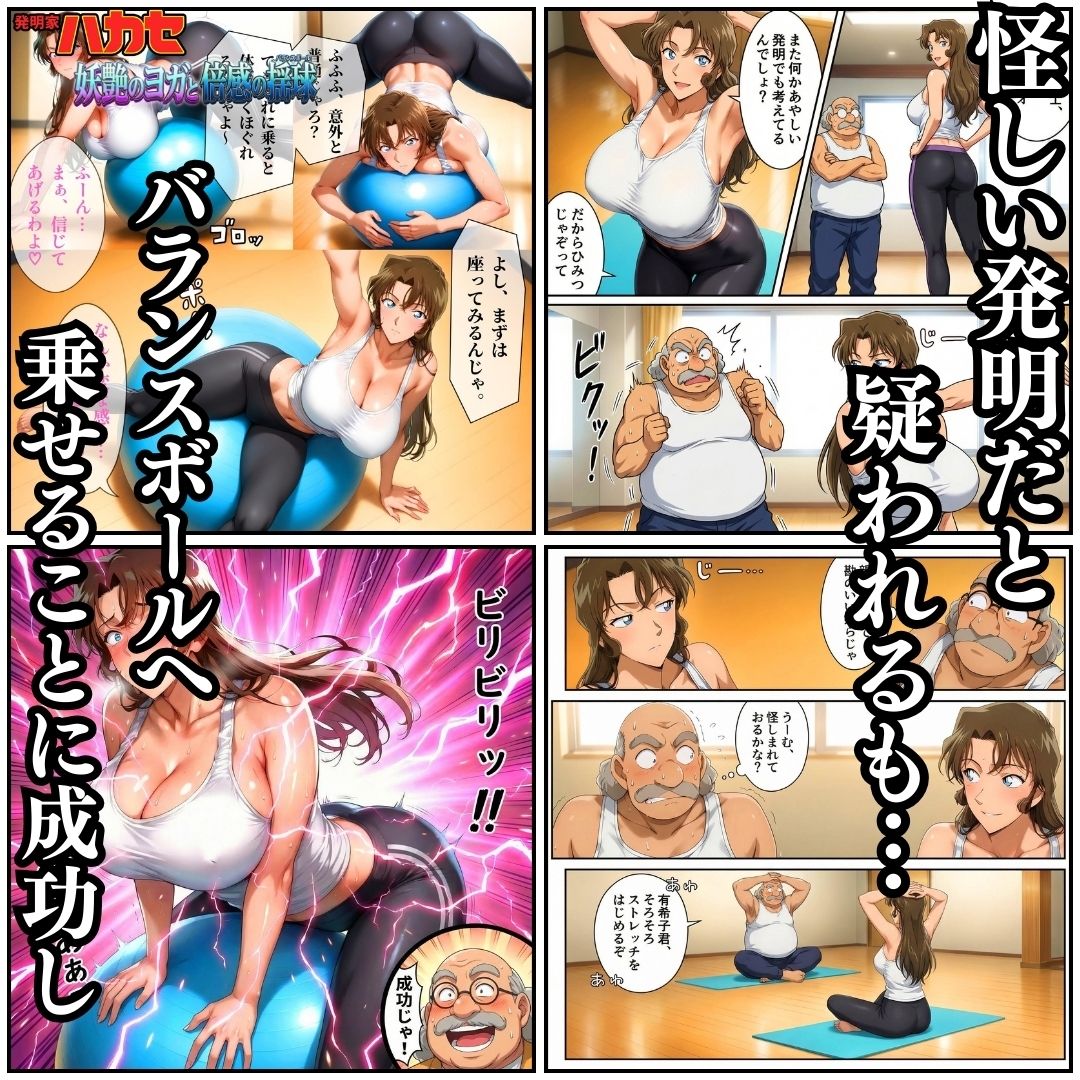発明家ハカセ 妖艶のヨガと倍感の揺球 サンプル5ページ目
