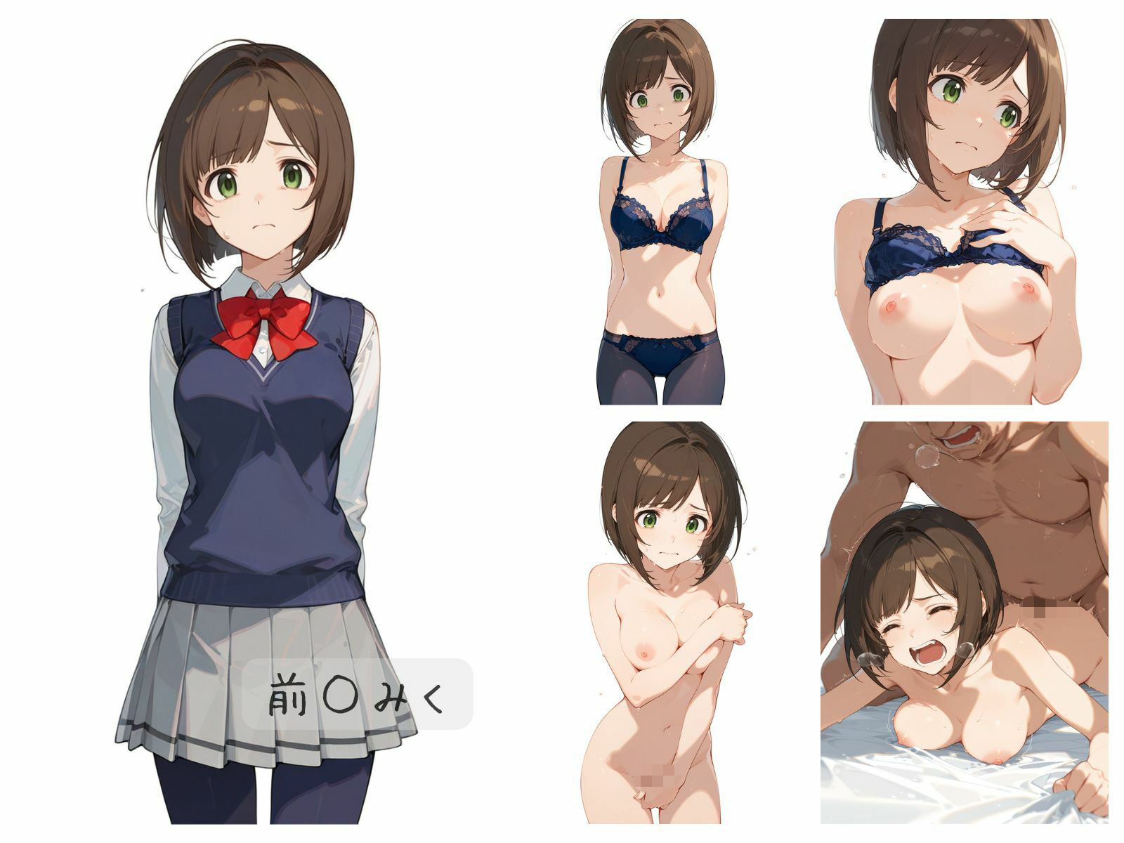 シンデレラアイドル全裸図鑑 Cute編 サンプル5ページ目