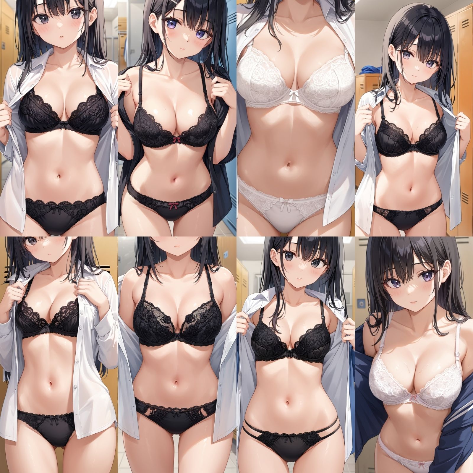 【J〇盗撮】シャツ脱ぎレース下着【500枚】 サンプル3ページ目