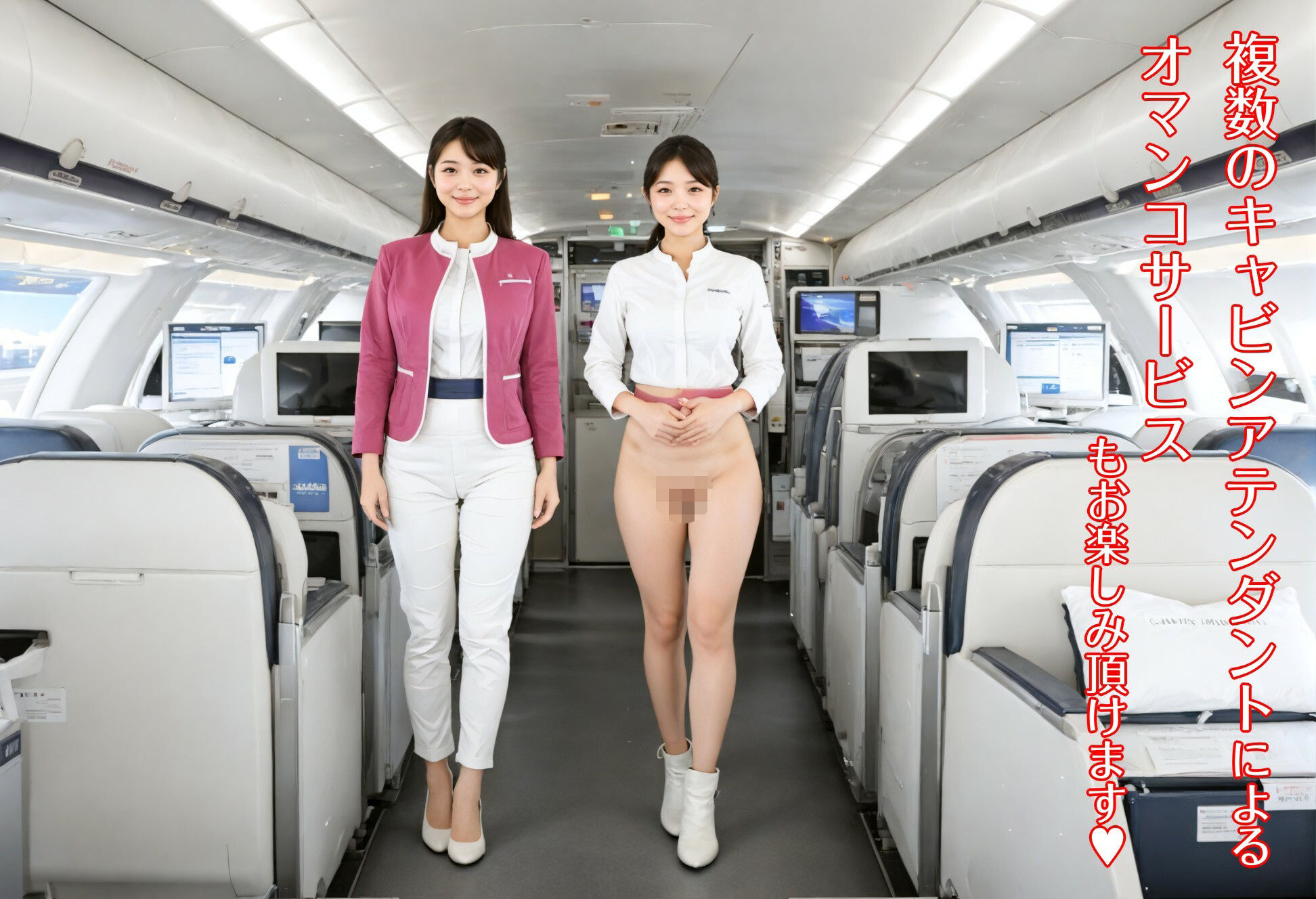 変態航空2〜オマンコご奉仕サービスでおもてなし〜 サンプル5ページ目
