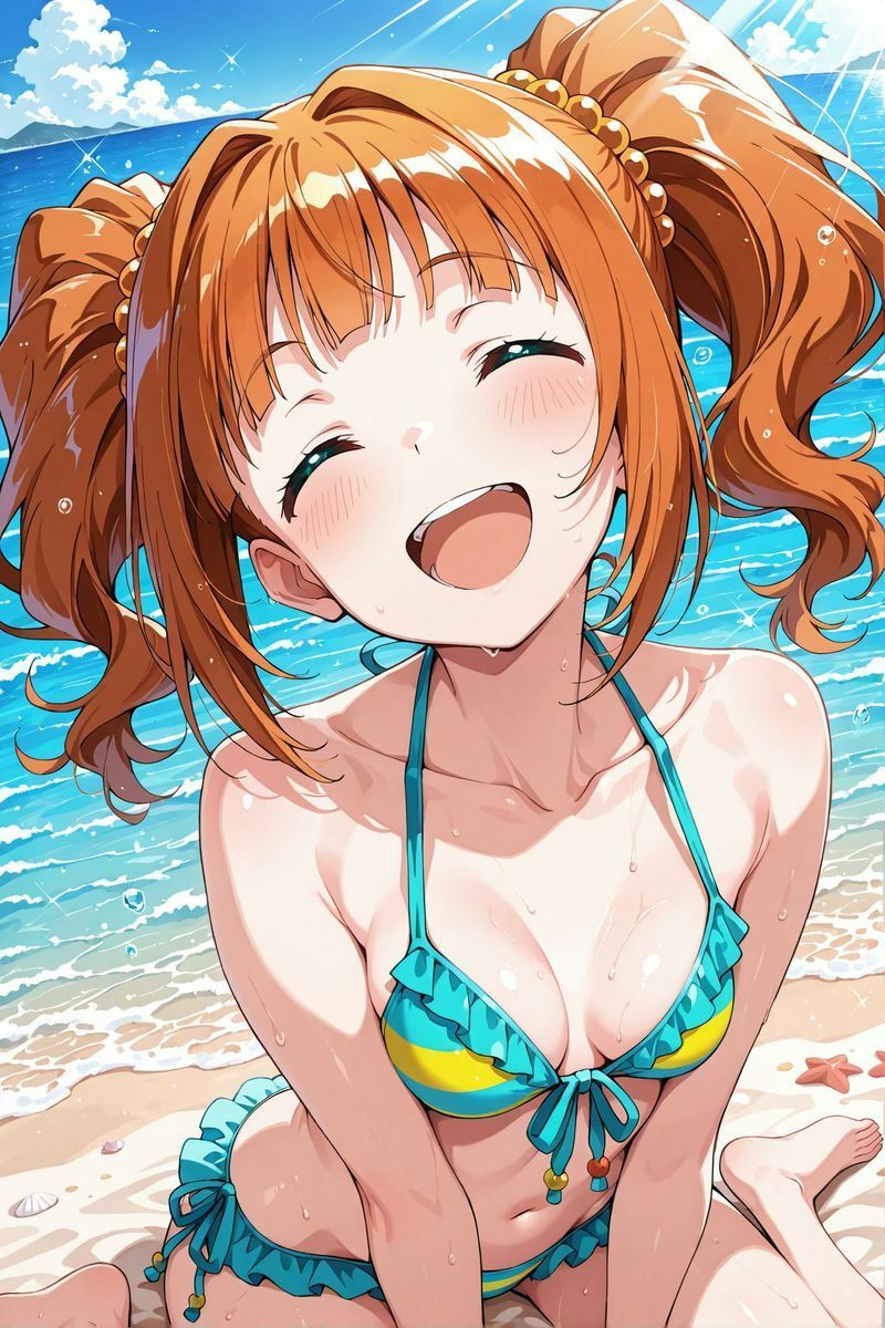 アイドル○スター  水着に着替えたら5 サンプル2ページ目