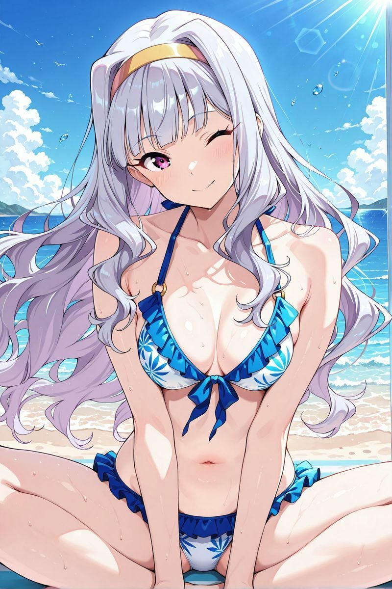 アイドル○スター  水着に着替えたら5 サンプル6ページ目