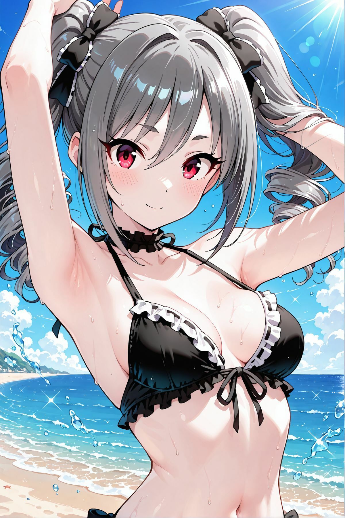 アイドル○スター  水着に着替えたら5 サンプル8ページ目