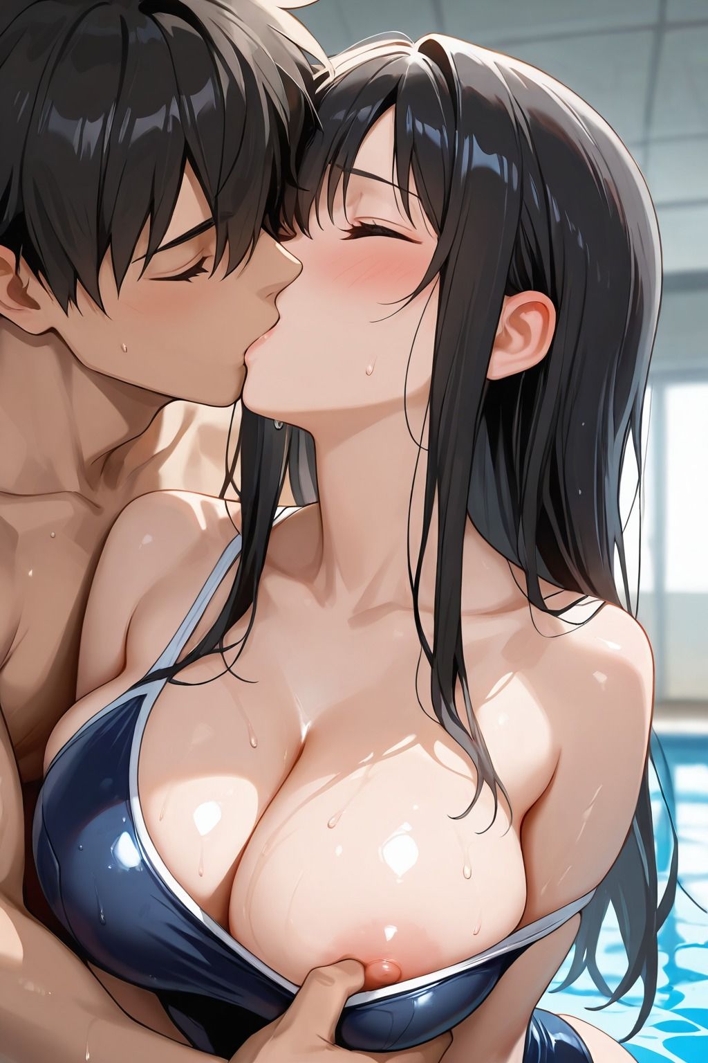 爆乳先輩放課後の秘密 サンプル2ページ目