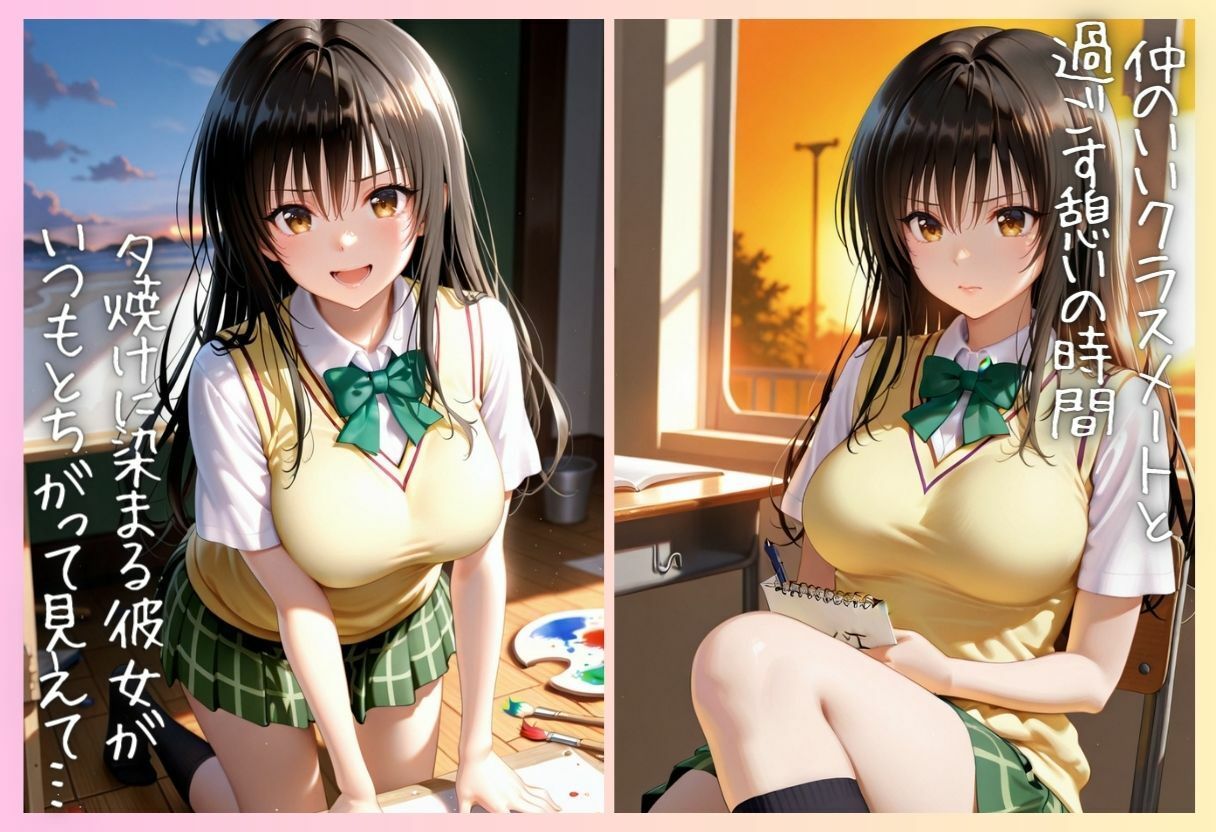 みんなには内緒だよ…？制服で始まる放課後えっちpart2 サンプル3ページ目