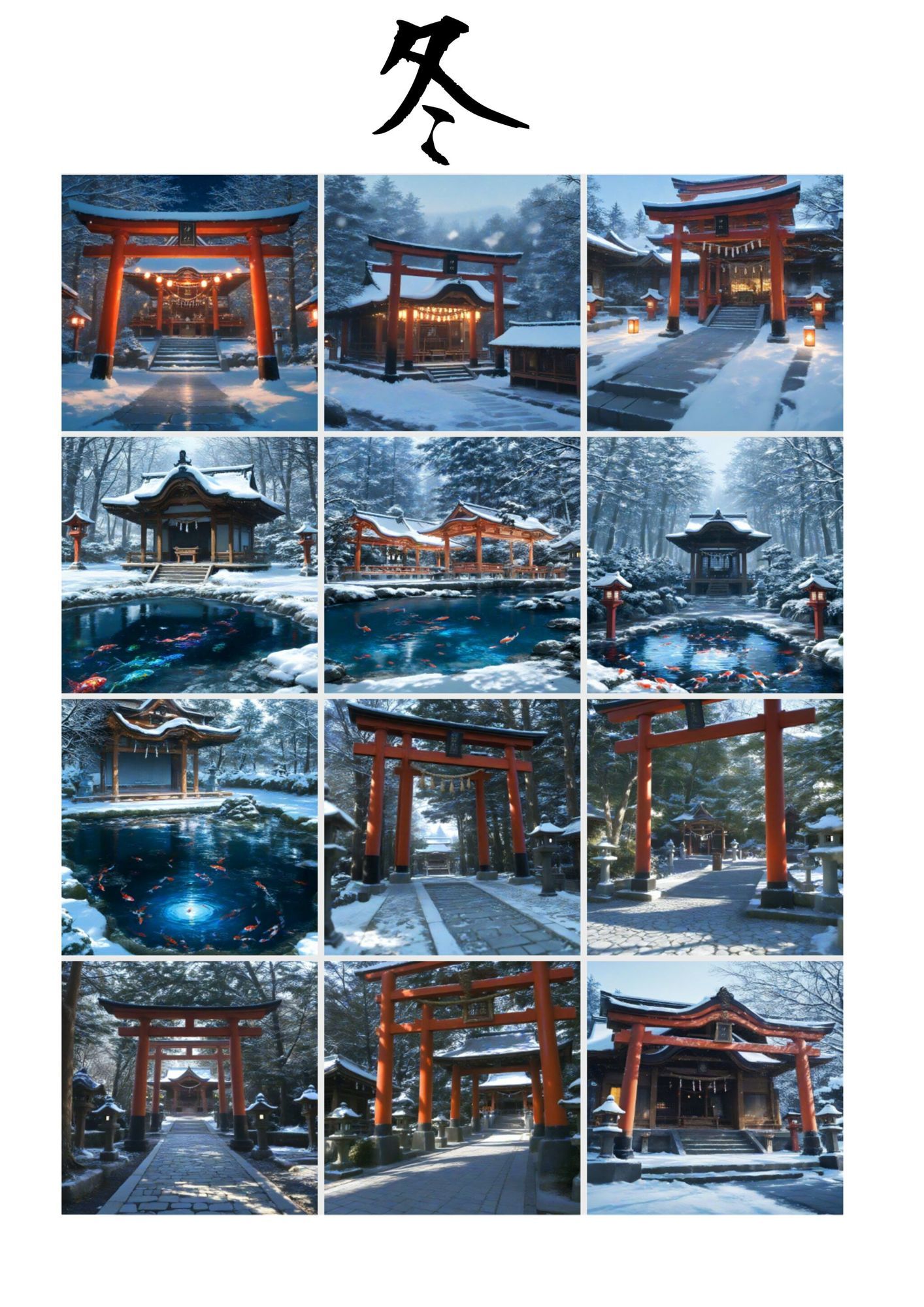 神社背景素材 サンプル4ページ目