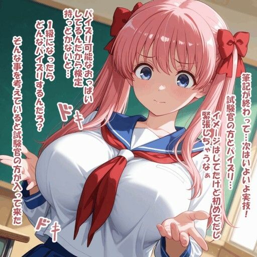 パイズリ異能力おじさん  パイズリ検定試験 編 サンプル2ページ目