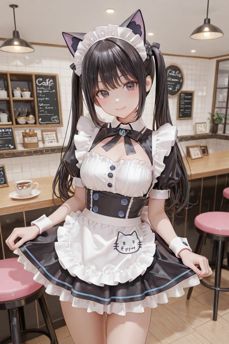 猫耳メイドカフェ サンプル1ページ目