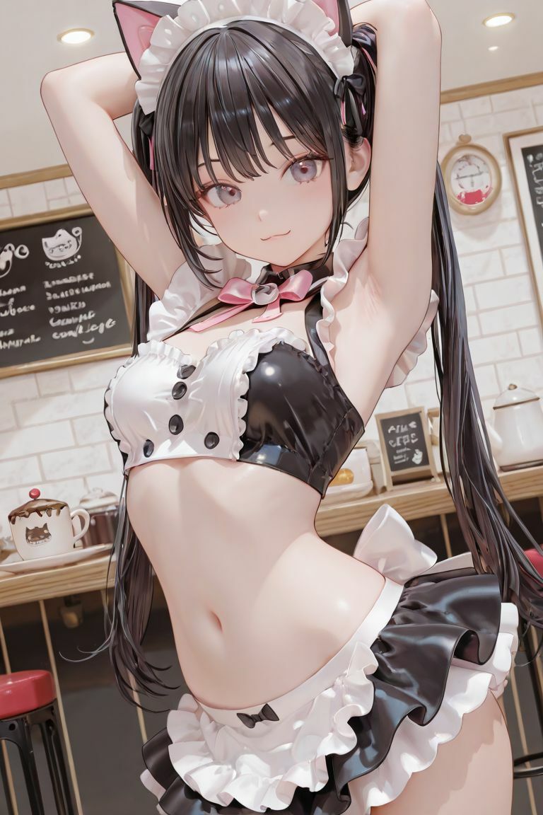 猫耳メイドカフェ サンプル5ページ目