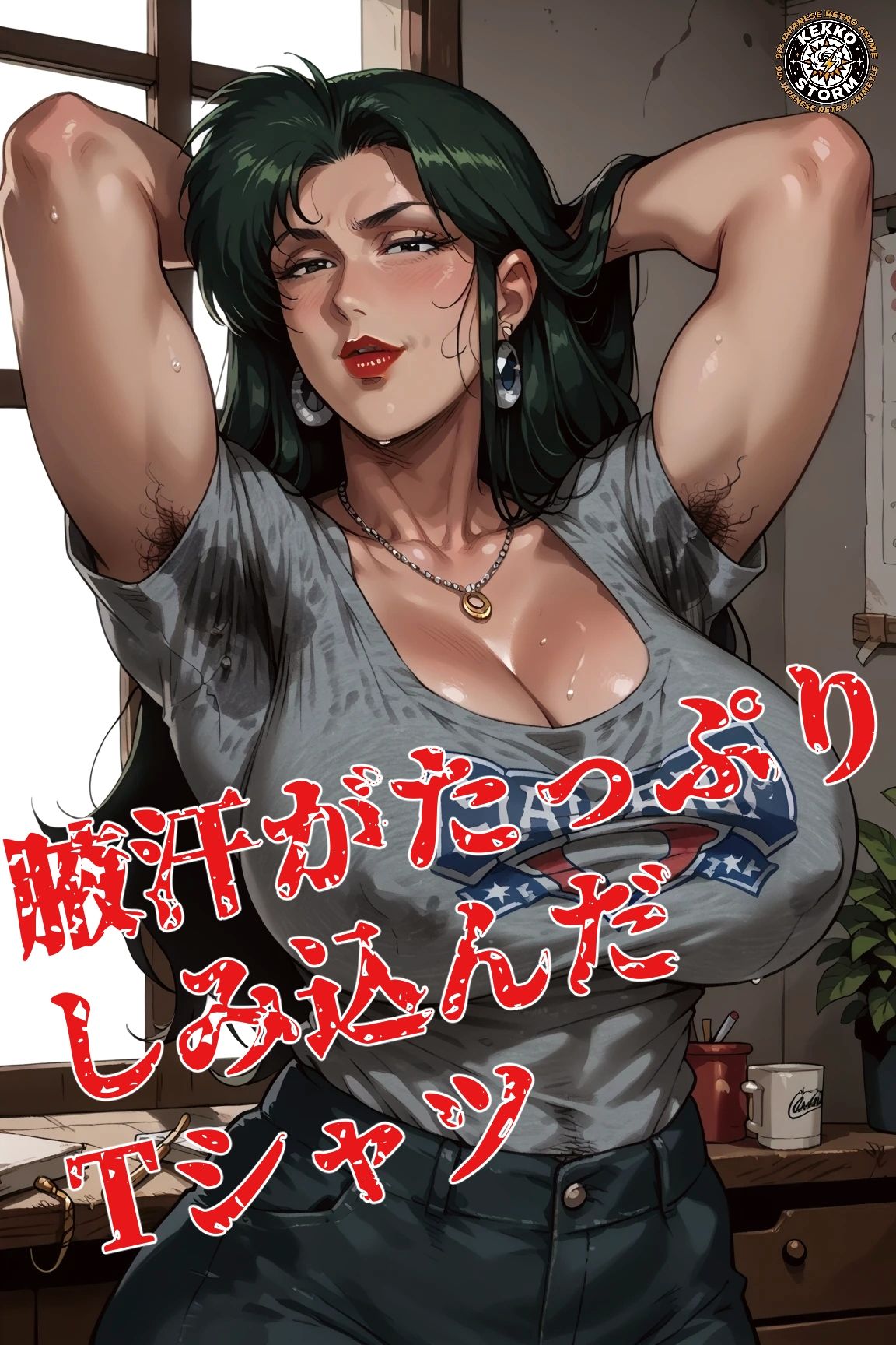 腋汗女01 サンプル1ページ目