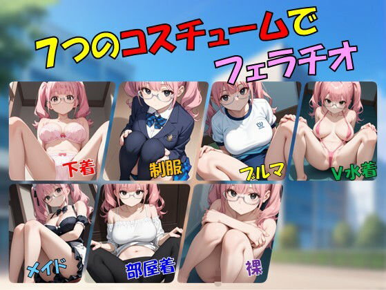 私立吹痴学園性活日記 -桃髪メガネちゃん フェラチオ編- サンプル1ページ目