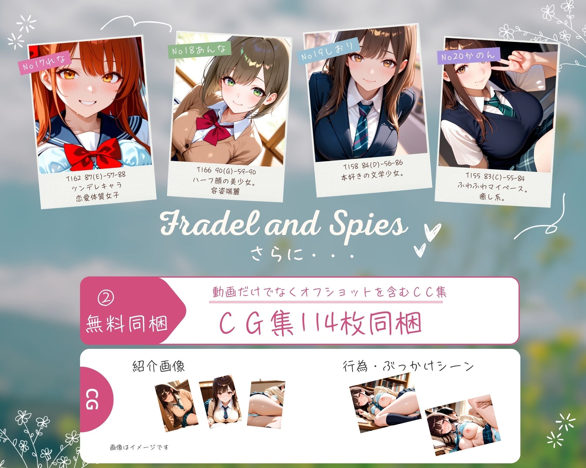 【4K/120FPS】制服JK濃厚エッチ 完全着衣20連発 〜制服美少女の顔と制服にぜんぶぶちまける〜 サンプル4ページ目