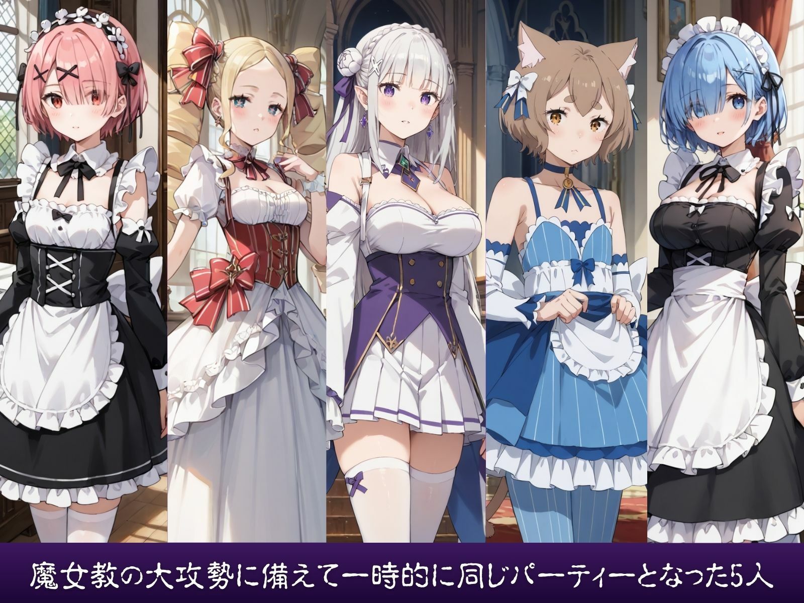 わからせ調教トラップに堕ちた異世界美少女  リゼロ編 サンプル1ページ目