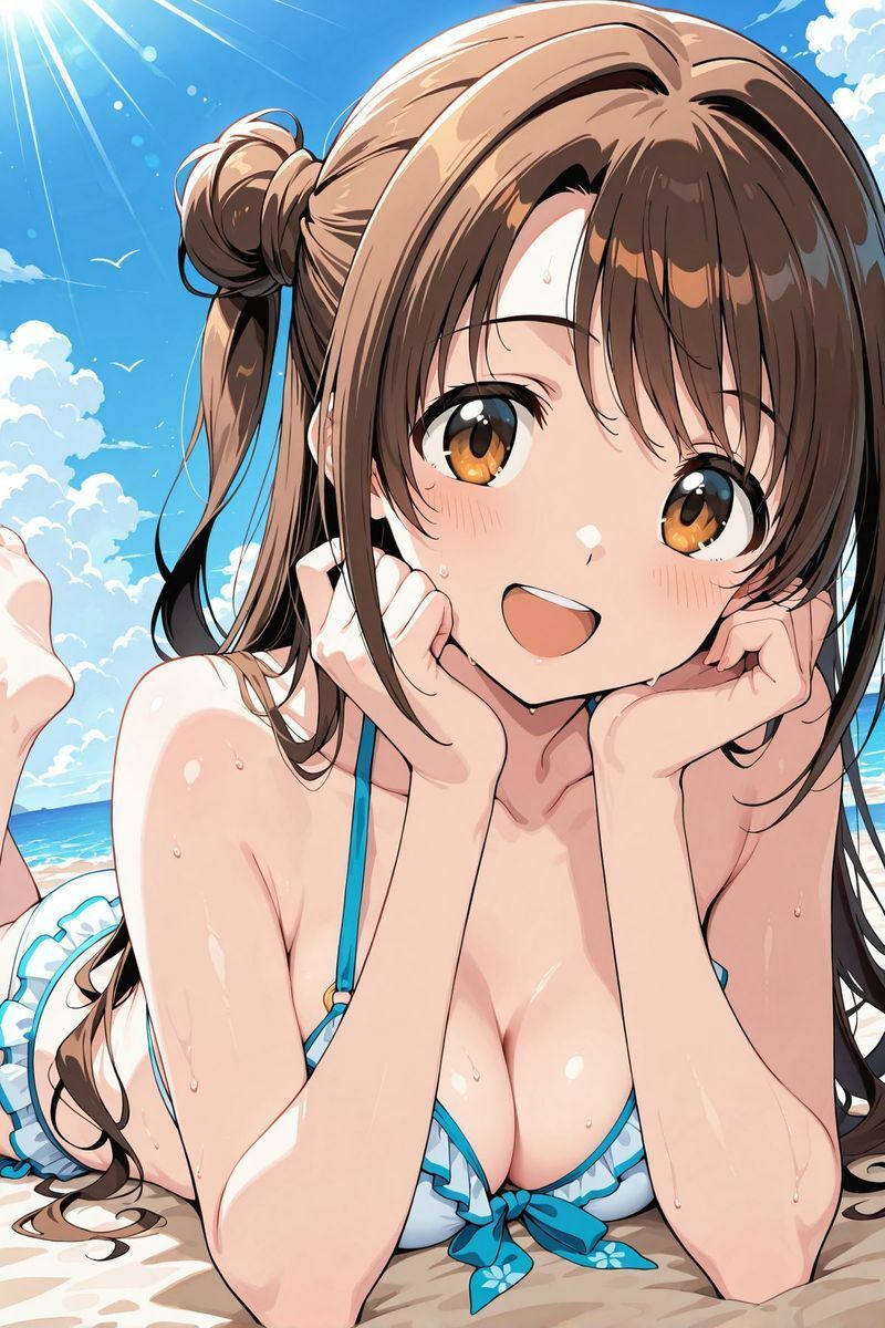 アイドル○スター  水着に着替えたら6 サンプル1ページ目