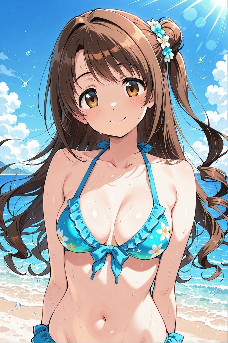 アイドル○スター  水着に着替えたら6 サンプル2ページ目