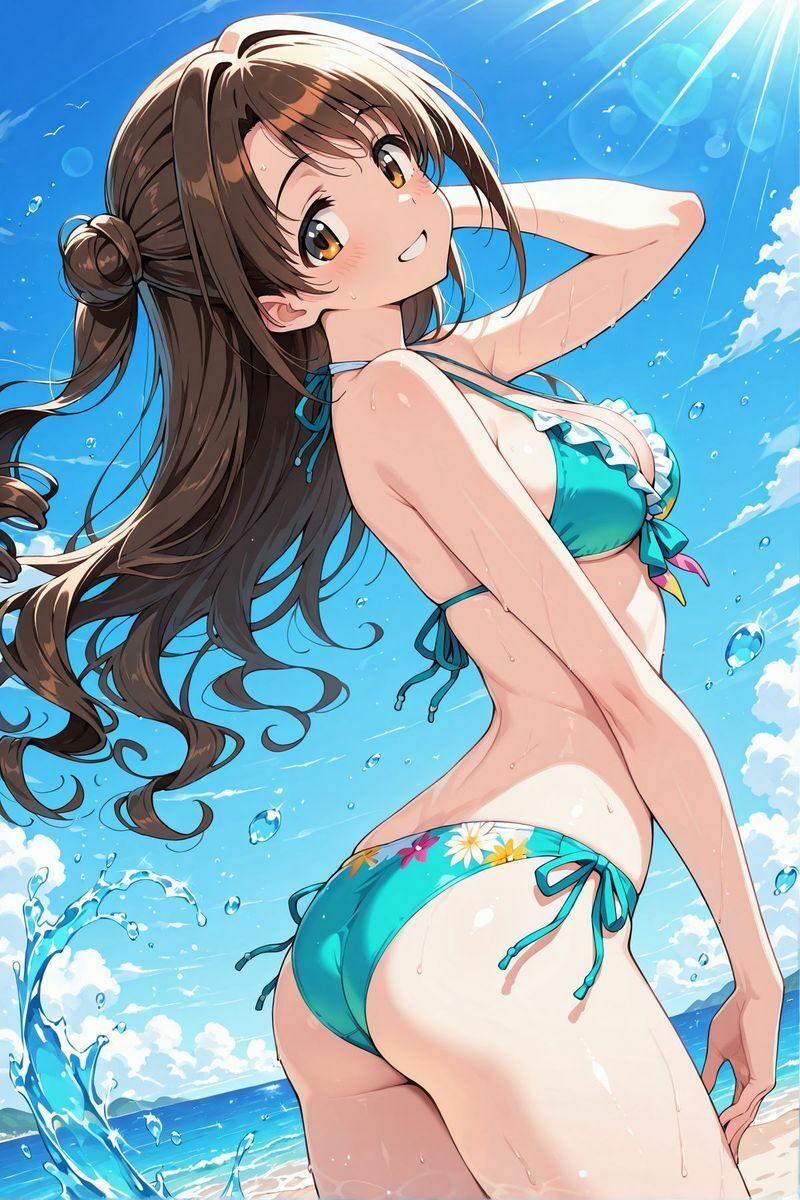 アイドル○スター  水着に着替えたら6 サンプル3ページ目