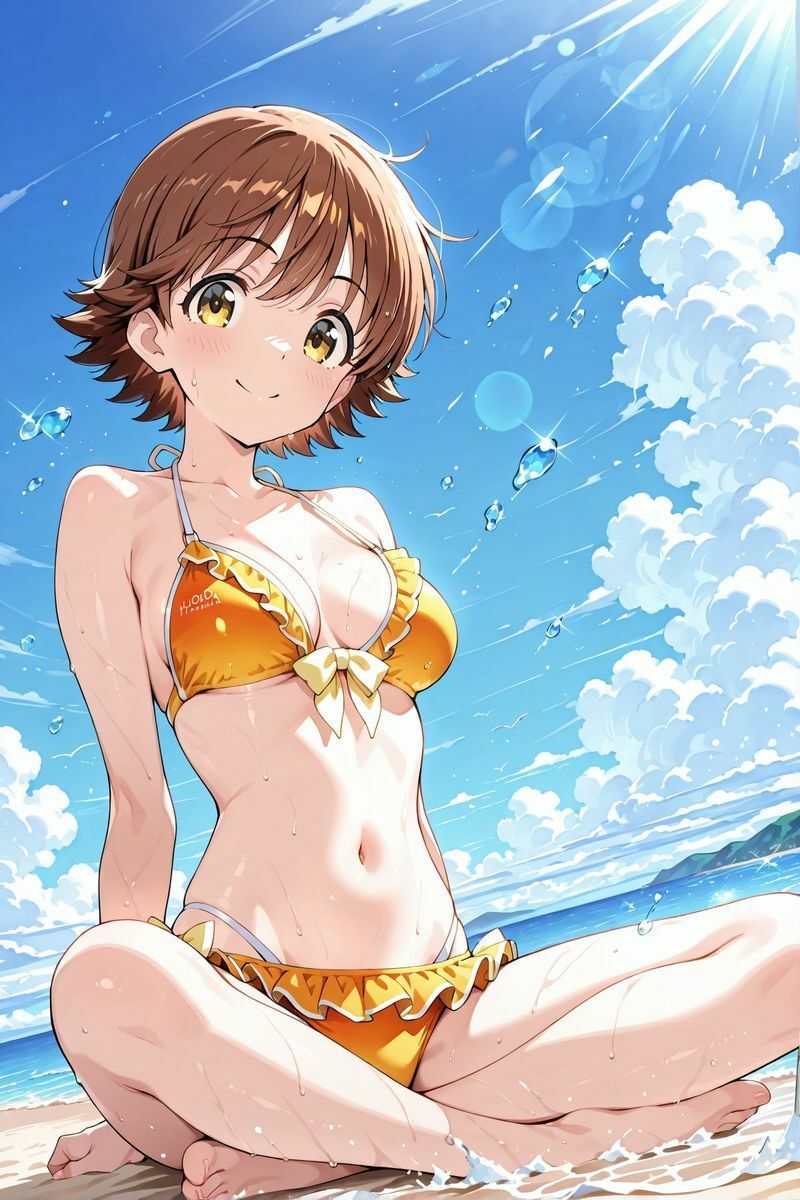 アイドル○スター  水着に着替えたら6 サンプル8ページ目