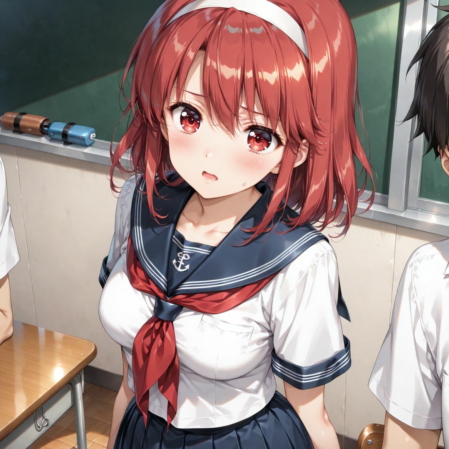 男子に犯●れた制服少女 サンプル1ページ目