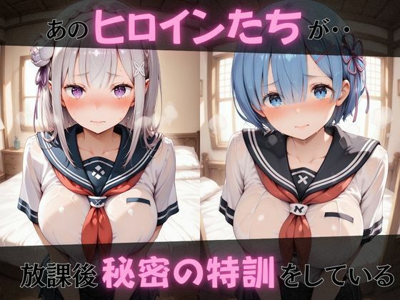 【リ●ロ】放課後ヒロインズエ●リア/レ●/ラ●編 サンプル1ページ目