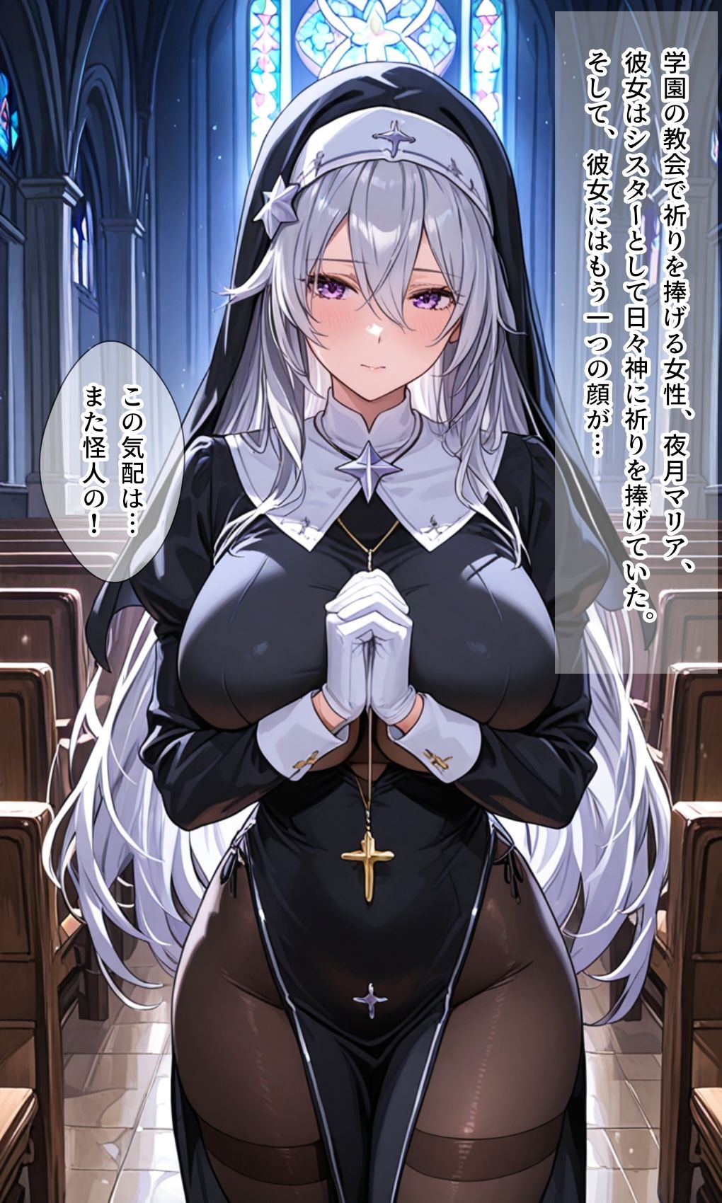 紅星の聖女  ステラ・ルビー〜催淫魔力に弄ばれる身体と心〜 サンプル1ページ目