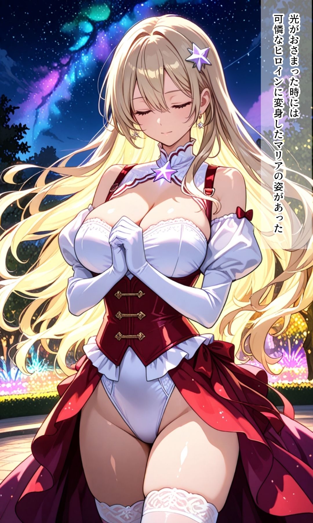 紅星の聖女  ステラ・ルビー〜催淫魔力に弄ばれる身体と心〜 サンプル3ページ目