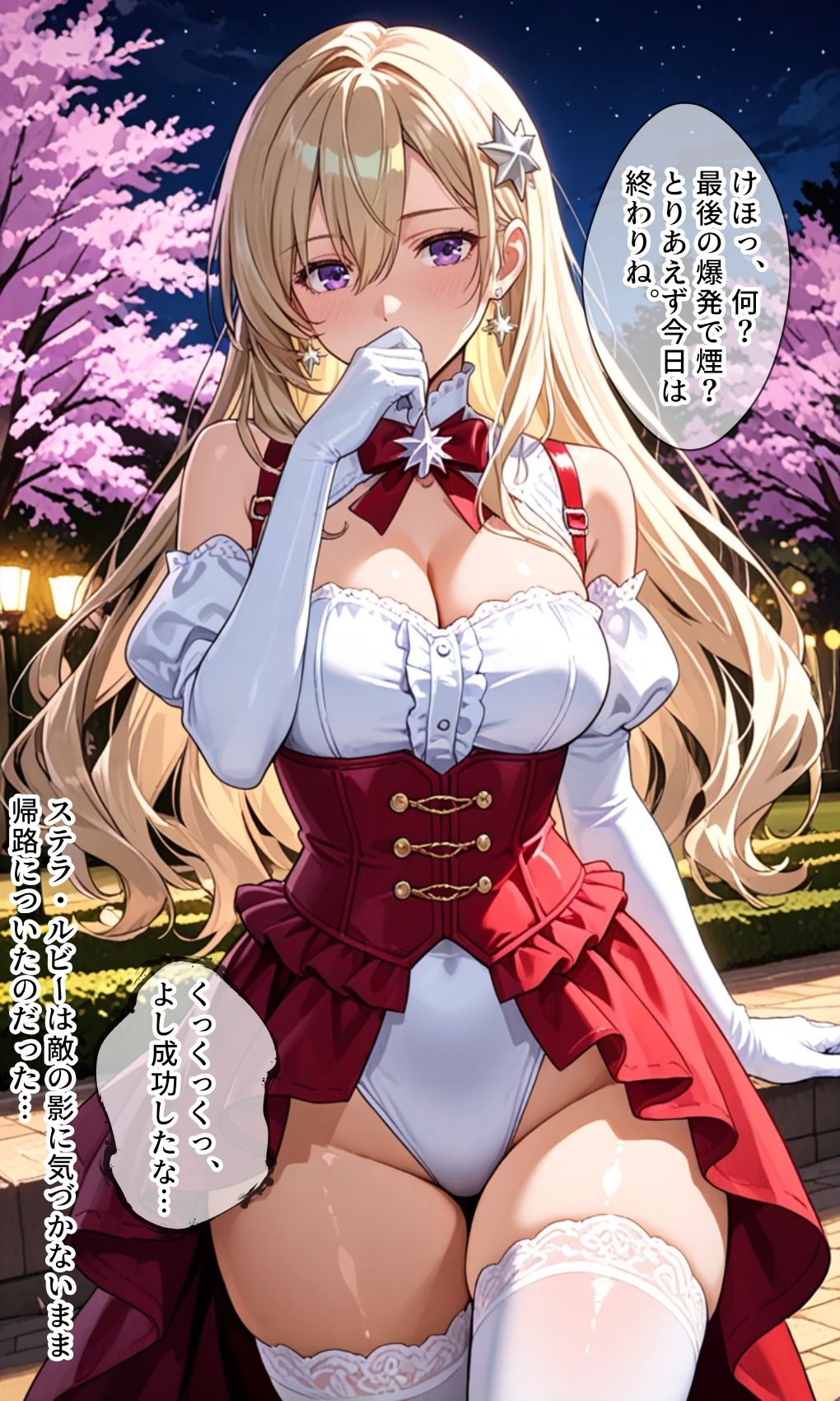 紅星の聖女  ステラ・ルビー〜催淫魔力に弄ばれる身体と心〜 サンプル4ページ目