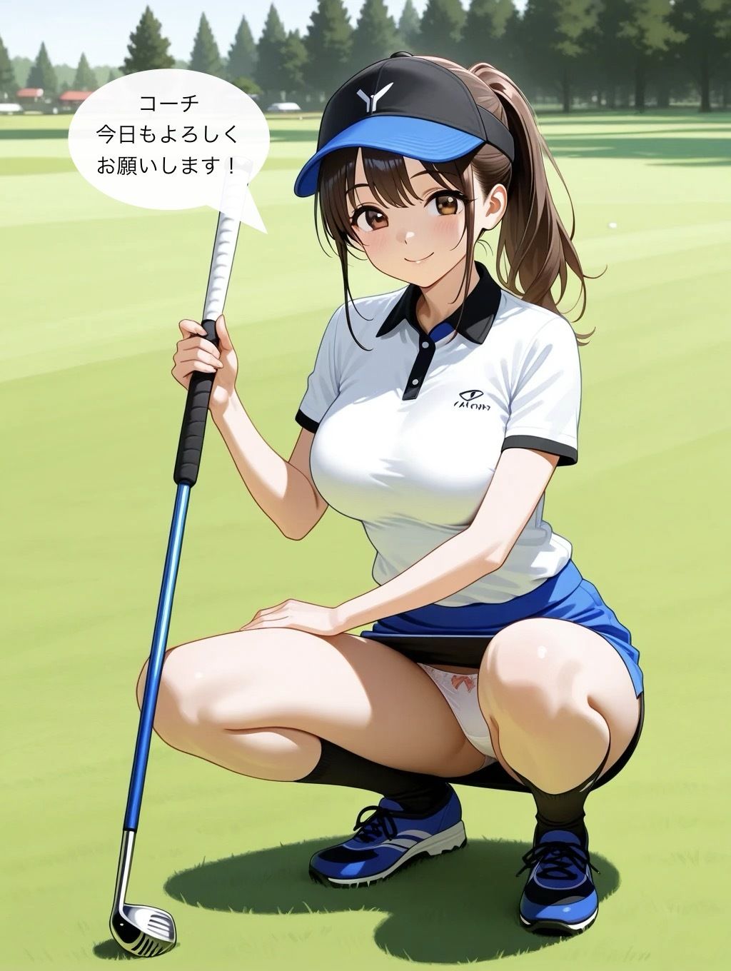 ゴルフコーチのHなレッスン サンプル1ページ目