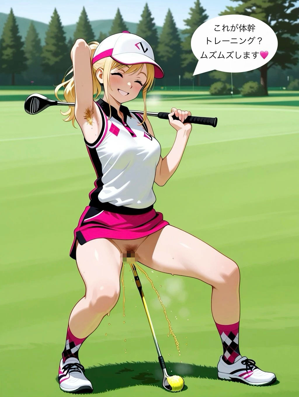 ゴルフコーチのHなレッスン サンプル3ページ目
