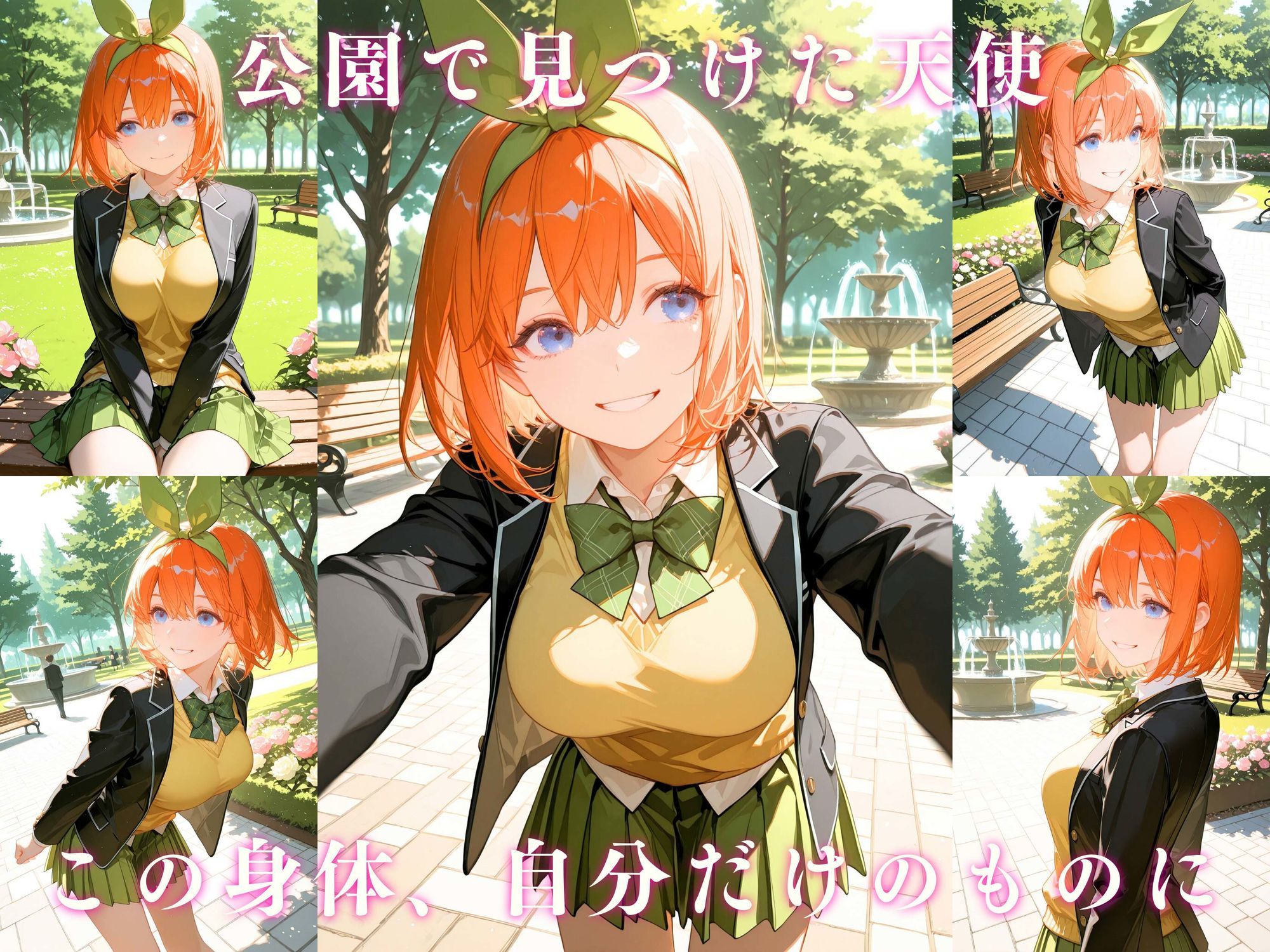 【4K動画付き】中〇四葉 催●支配:公園で見かけたカワイイあの子を犯したいー 4K高画質 五等分の〇嫁 サンプル1ページ目