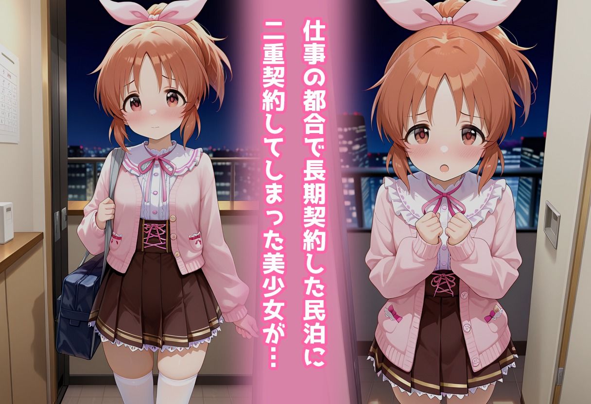 民泊トラブル！？…美少女と突然の強●ルームシェア性活 〜安●菜々編〜 サンプル1ページ目