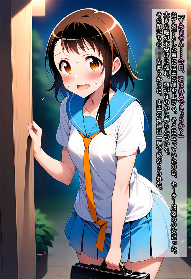 宿屋で覗かれたり襲われたりする話〜小咲ちゃん編〜 サンプル1ページ目