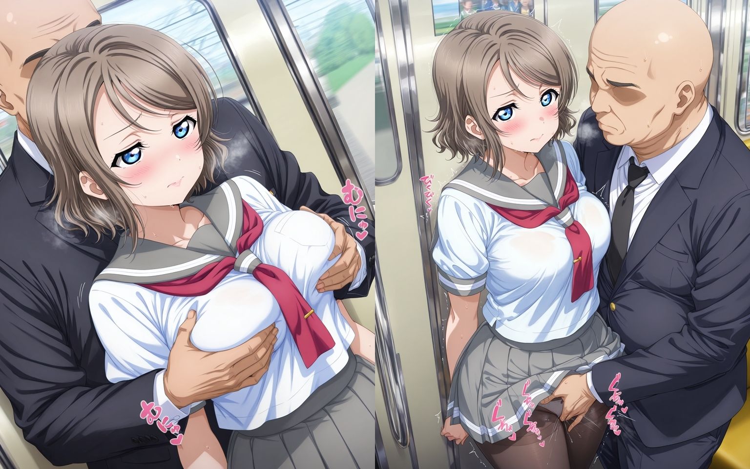 痴●おじさんに狙われたスクールアイドル2 サンプル2ページ目