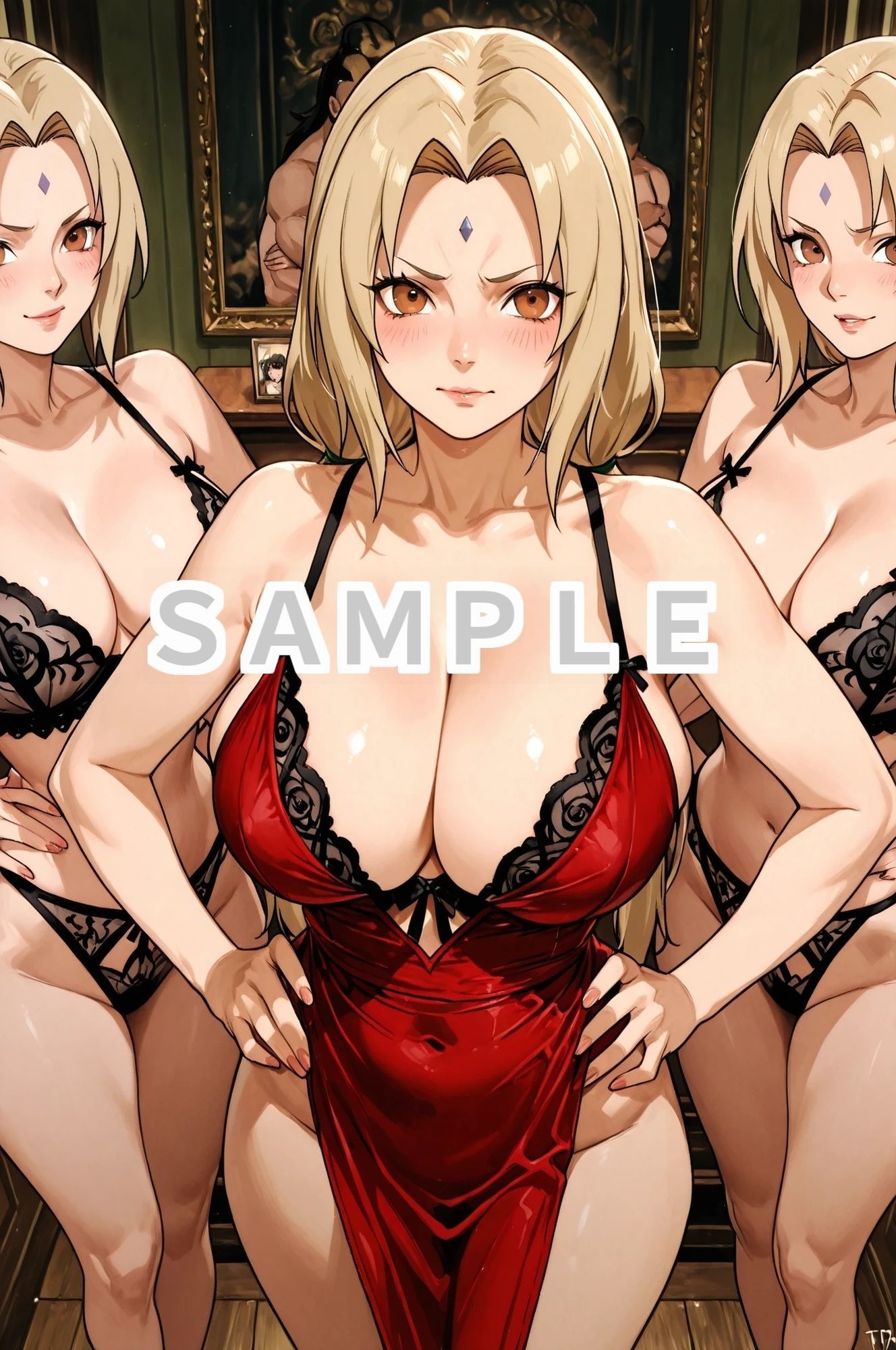 綱〇様は淫乱娘で肉体派 サンプル2ページ目