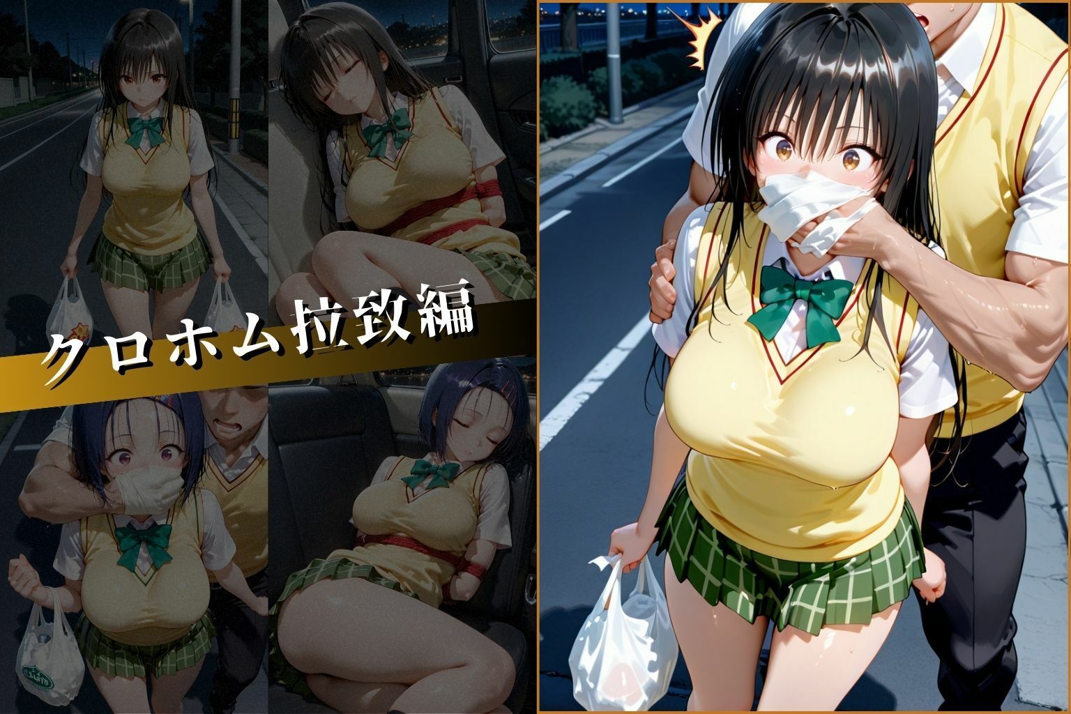 拉致って触手実験！part1 サンプル1ページ目