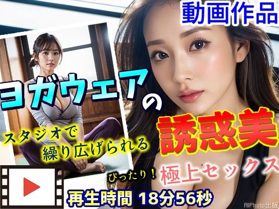 【動画】ぴったり！ヨガウェアの誘惑美｜スタジオで繰り広げられる極上セックス