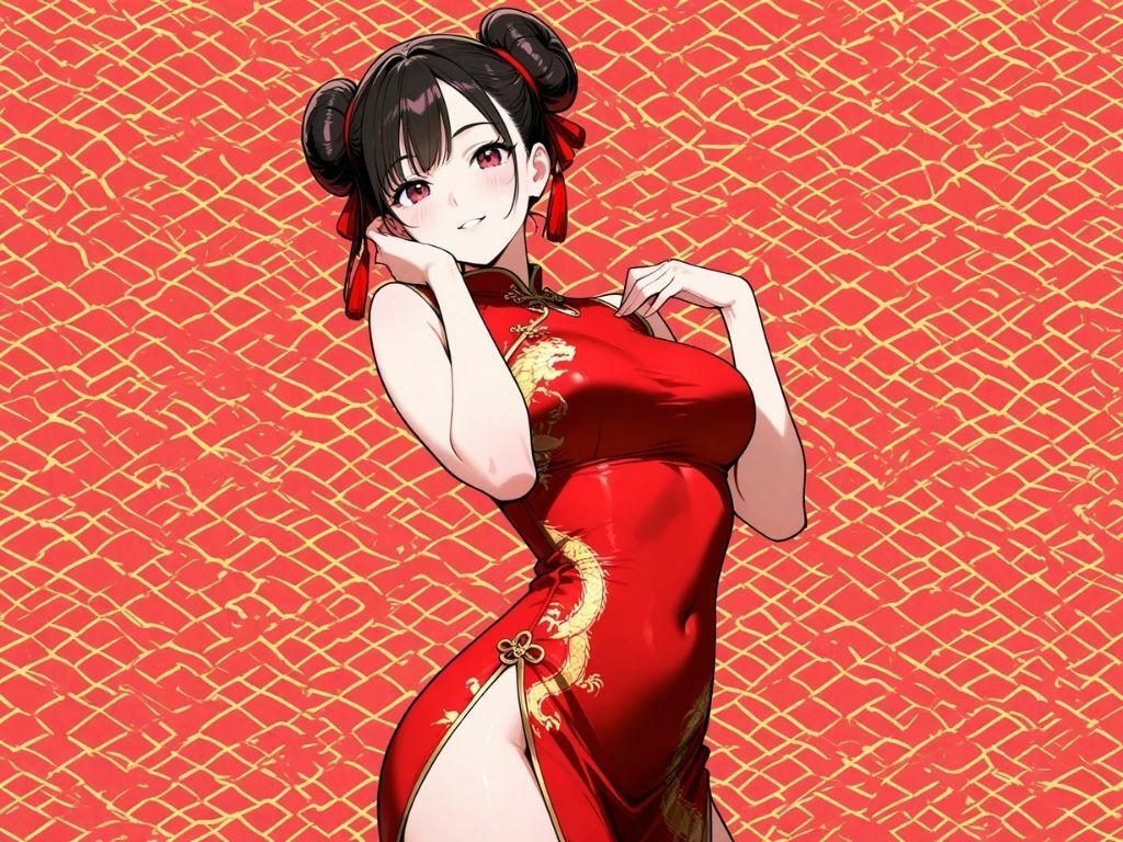チャイナおだんご娘で、ひとぬきっ サンプル2ページ目