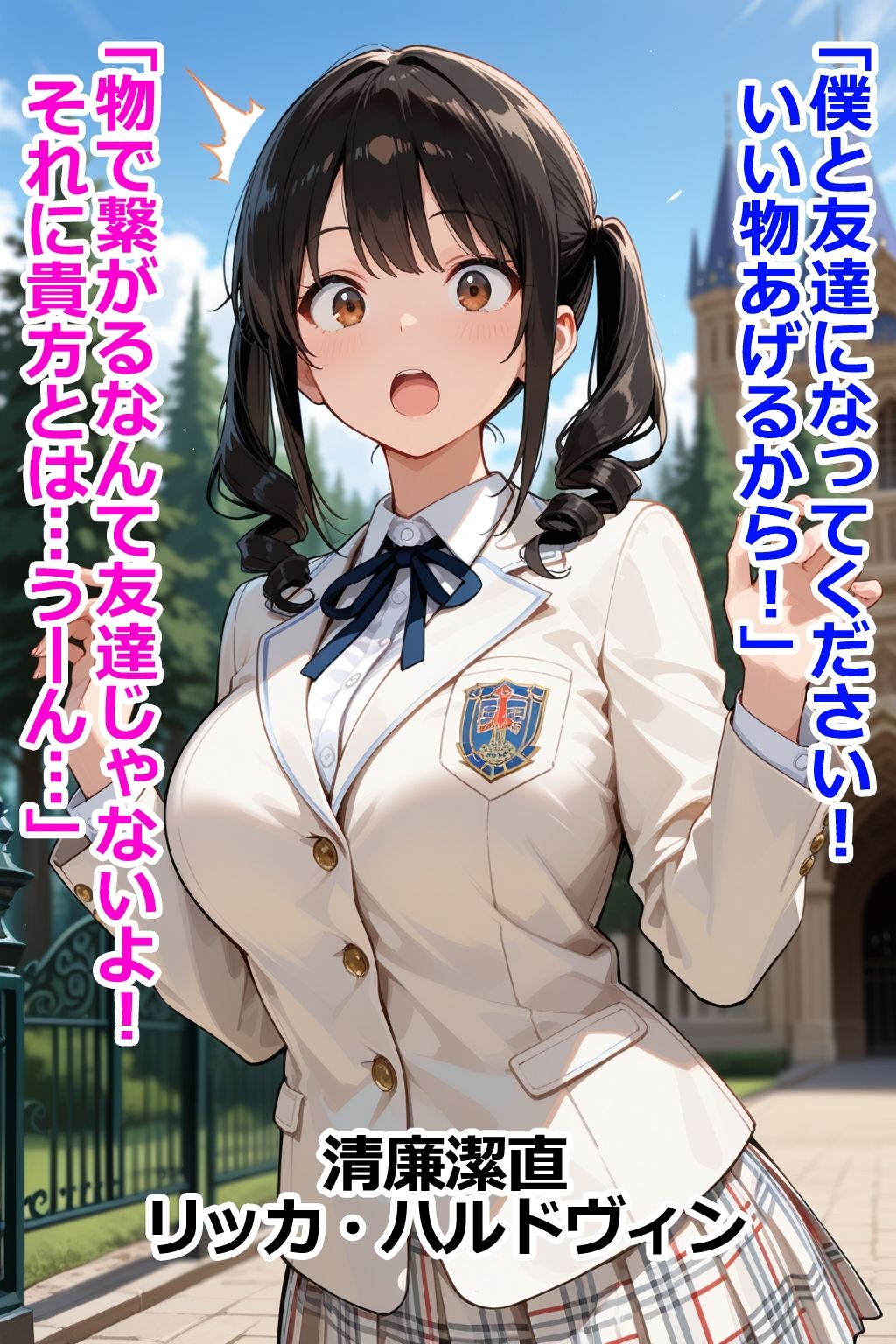 巨乳お嬢様はその男と会話してはいけない2 即堕ち2コマ サンプル6ページ目