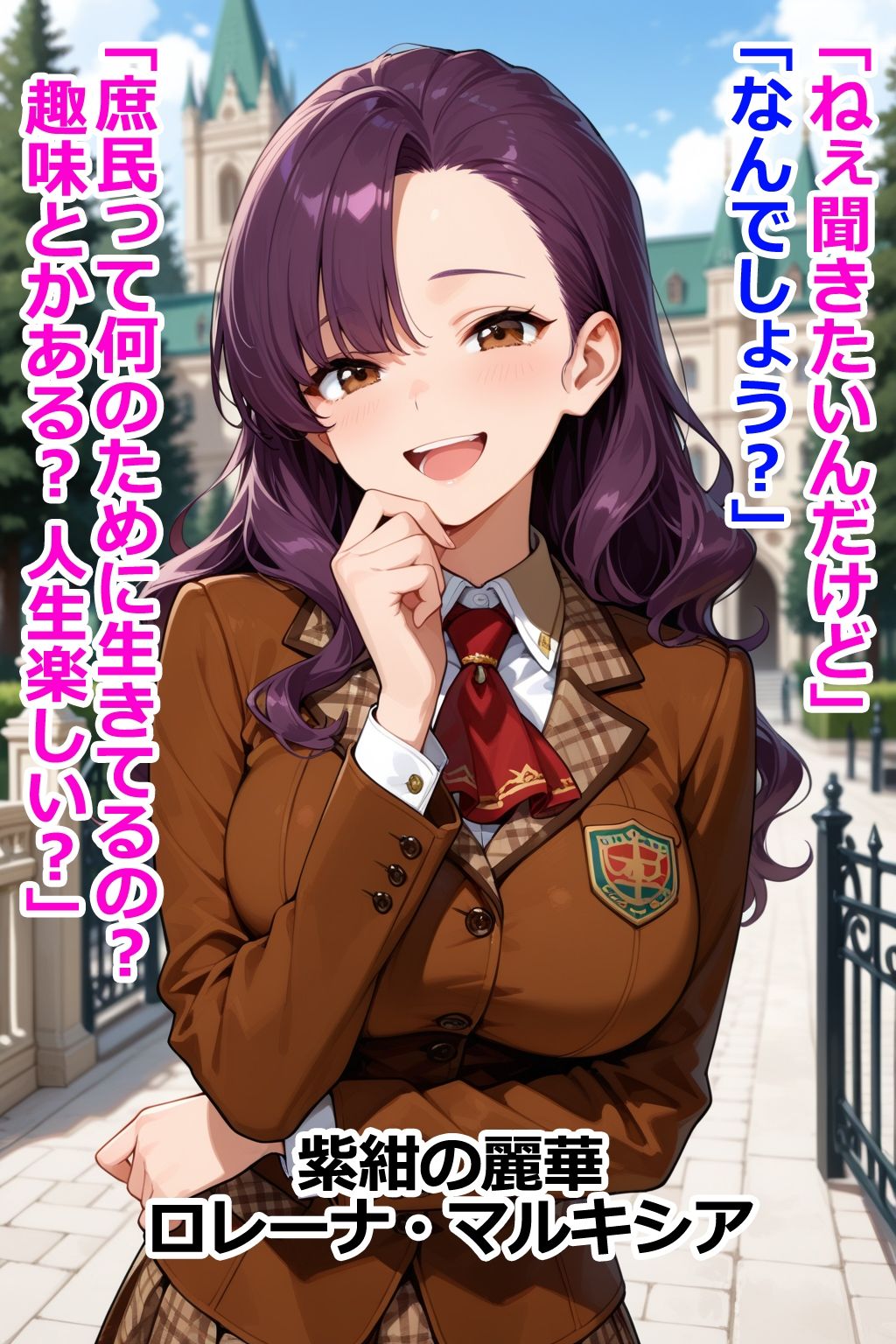巨乳お嬢様はその男と会話してはいけない2 即堕ち2コマ サンプル7ページ目