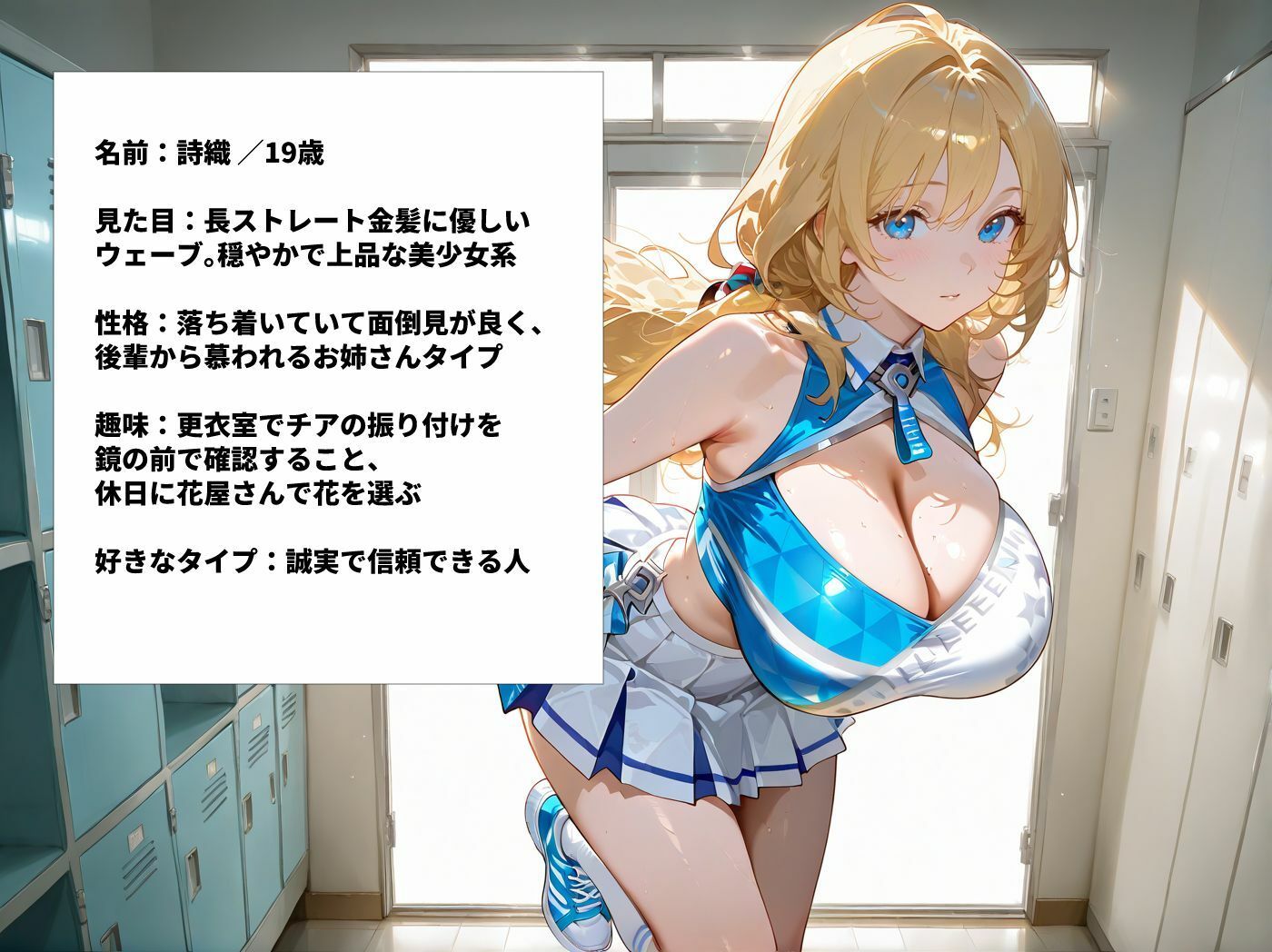 巨乳チアガール部員3人とあまあまなラブラブセックス サンプル7ページ目